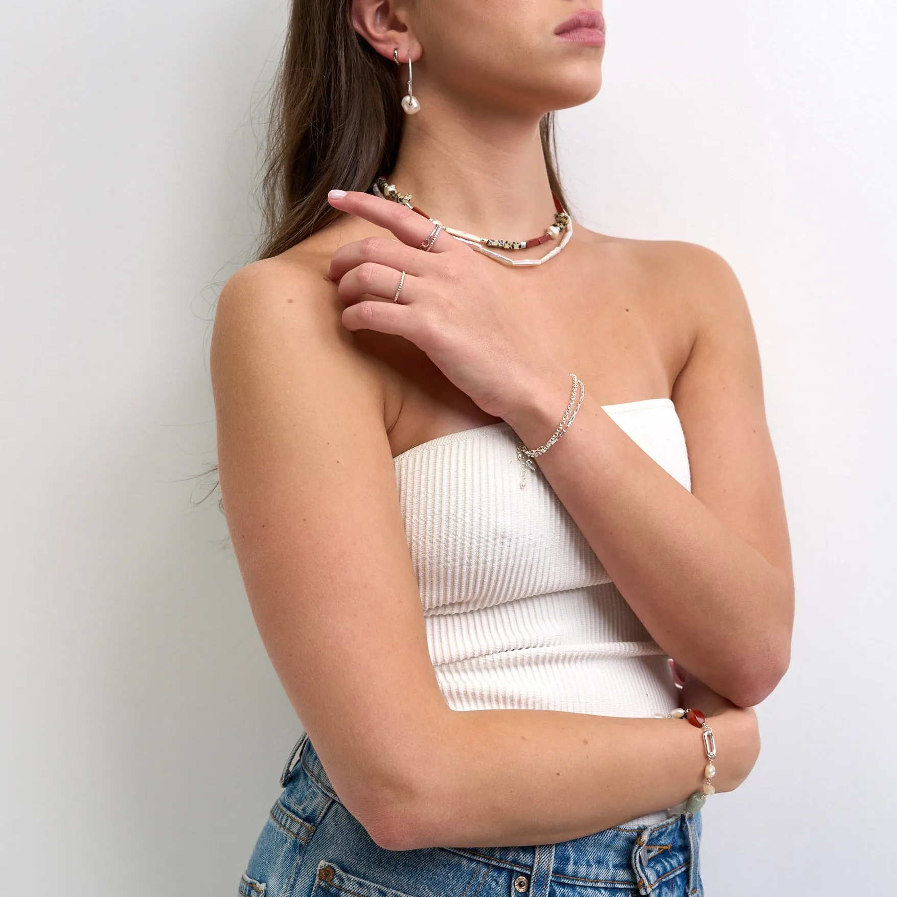 ABIGAIL SILVER BRACELET