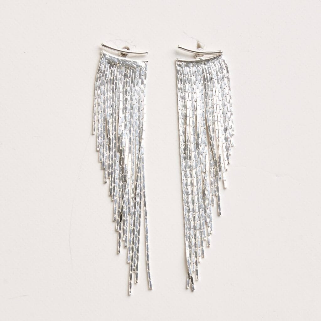 SILVER WATERFALL EARRINGS