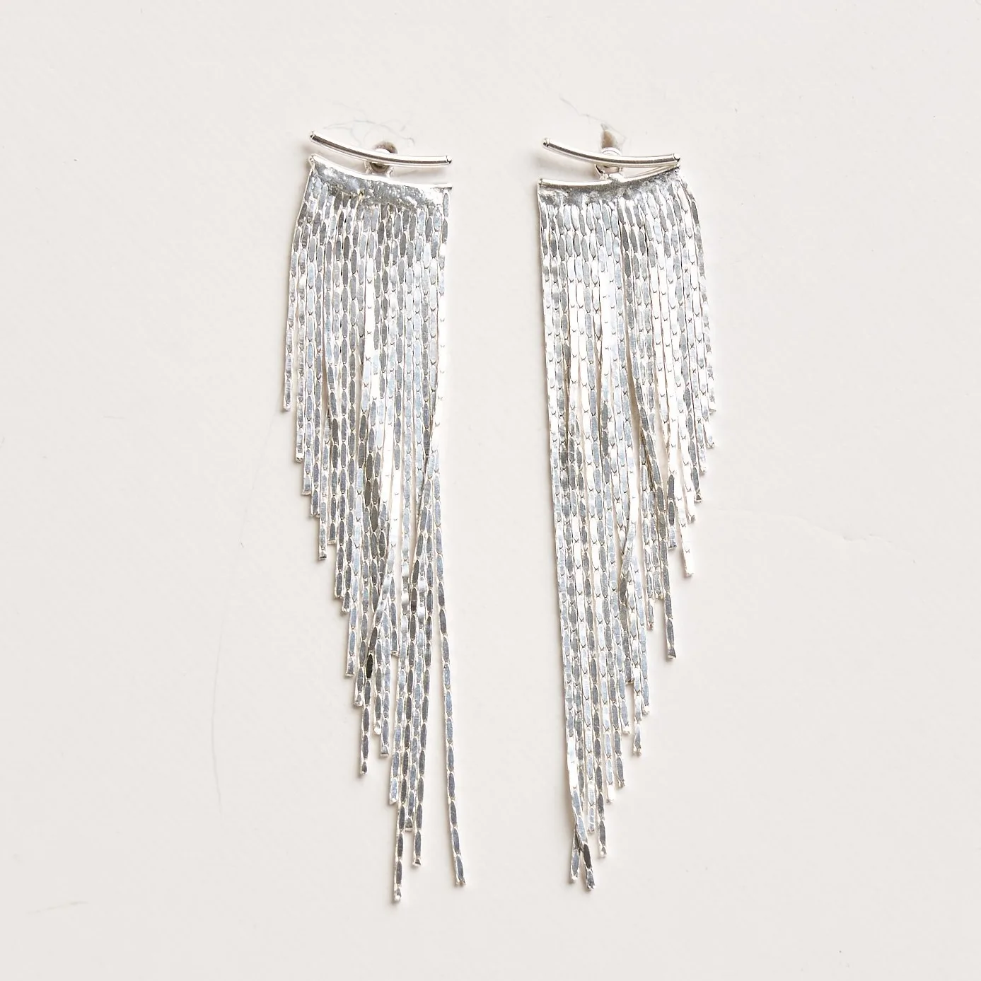 SILVER WATERFALL EARRINGS