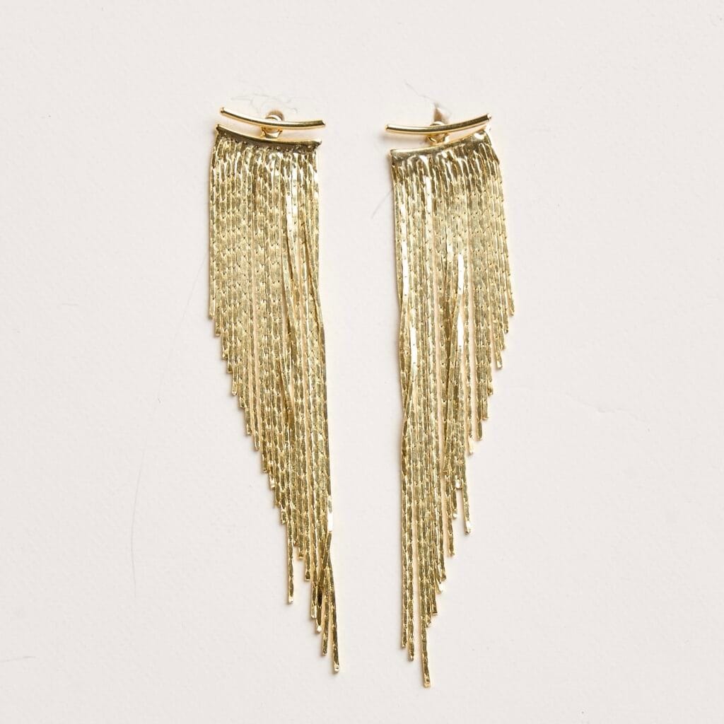 GOLD WATERFALL EARRINGS