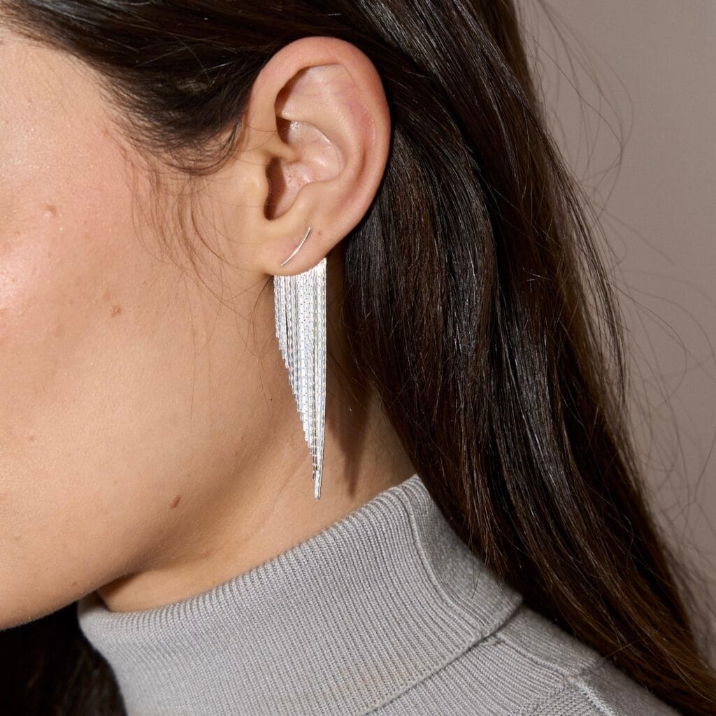 SILVER WATERFALL EARRINGS