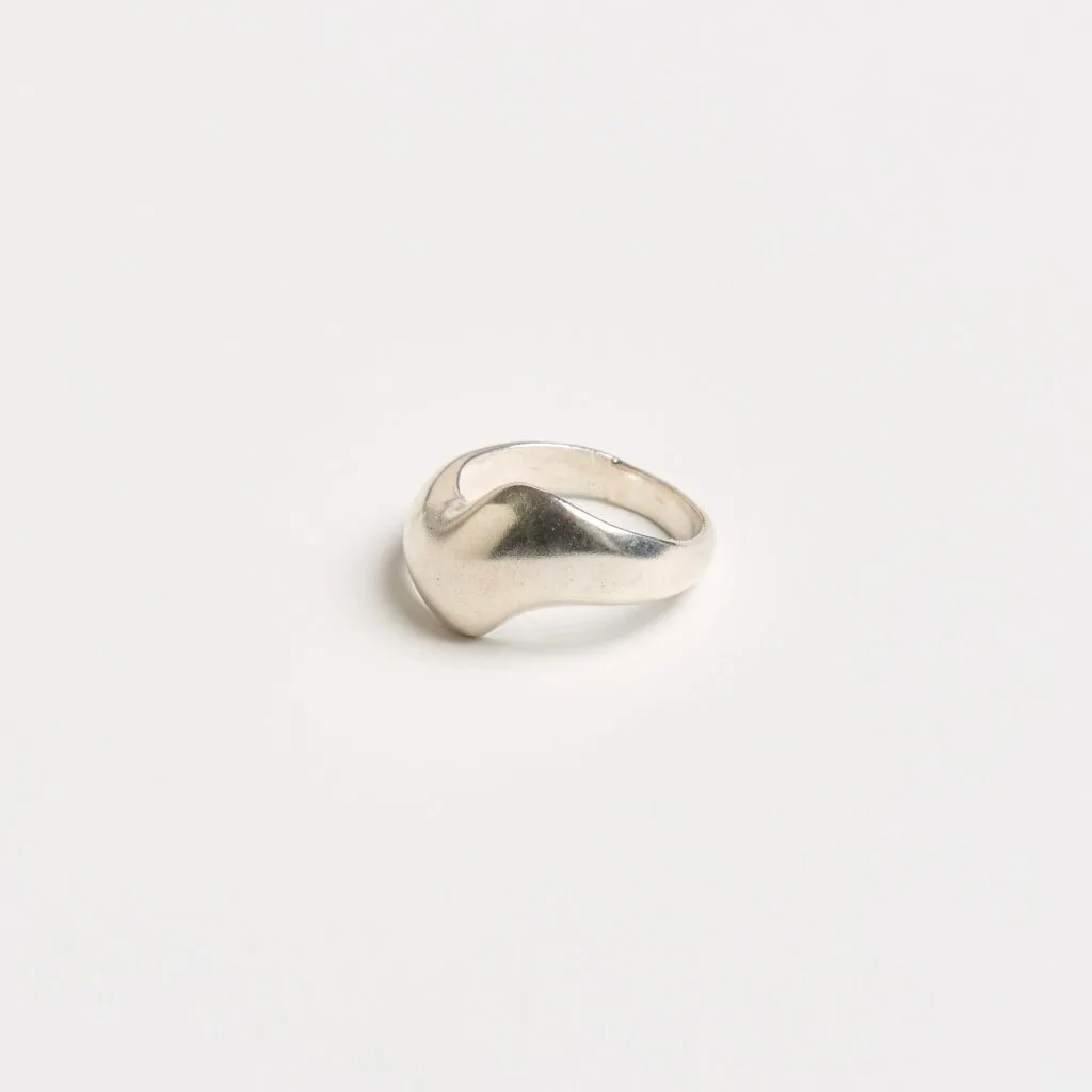 WAVE SILVER RING
