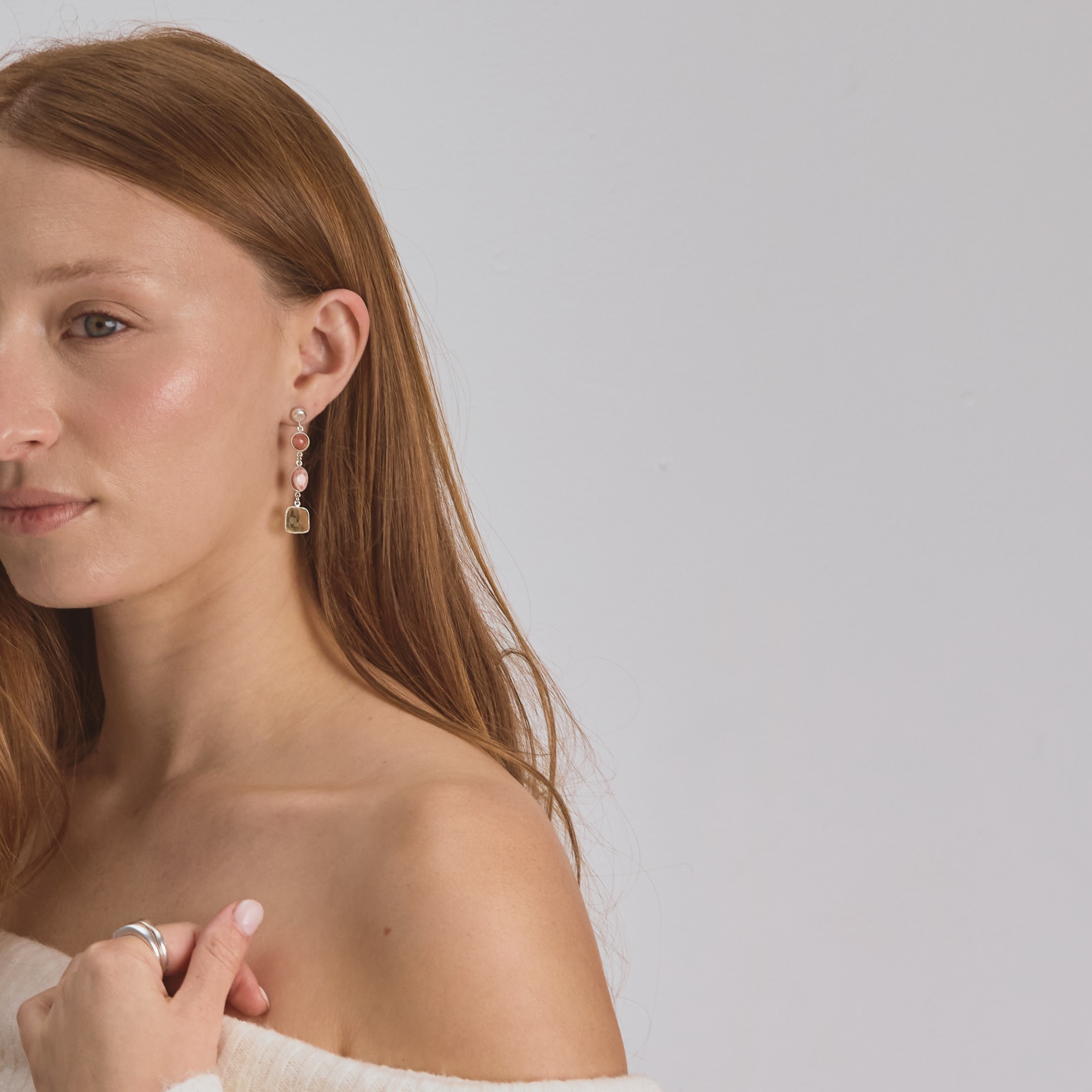 MIKA SILVER EARRINGS