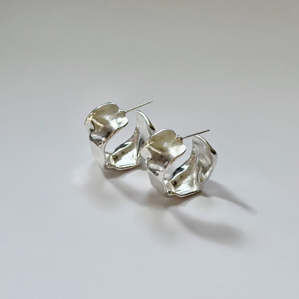 AMIT SILVER EARRINGS