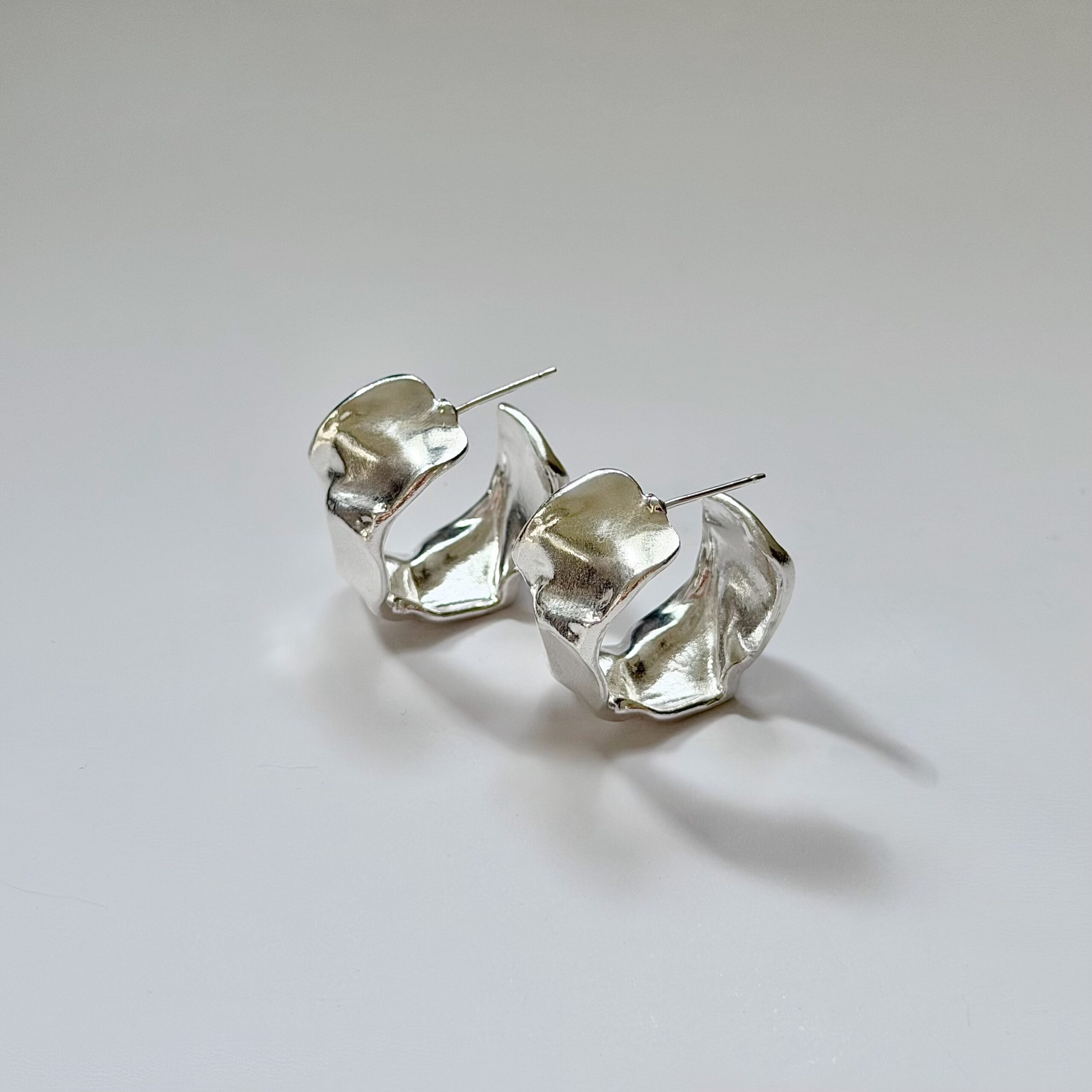AMIT SILVER EARRINGS